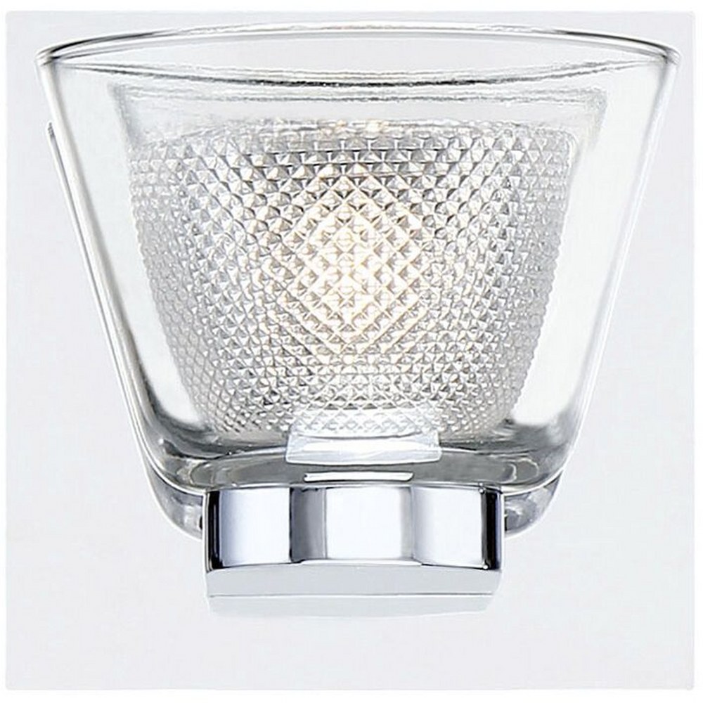 Trent - 7W 1 Led Wall Sconce - 5.25 Inches Wide By 5.25 Inches High Eurofase