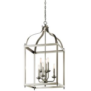caged chandeliers
