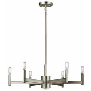 Satin Nickel chandeliers