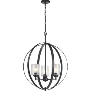 round globe chandeliers