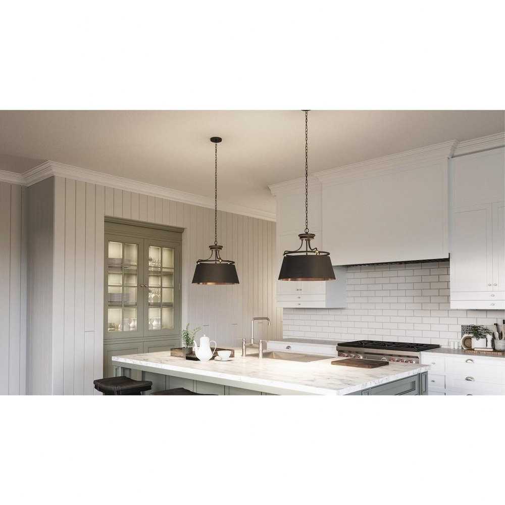 Fairview - 3 Light Pendant -Traditional Installation Pendant Quoizel - Bild 3 von 8