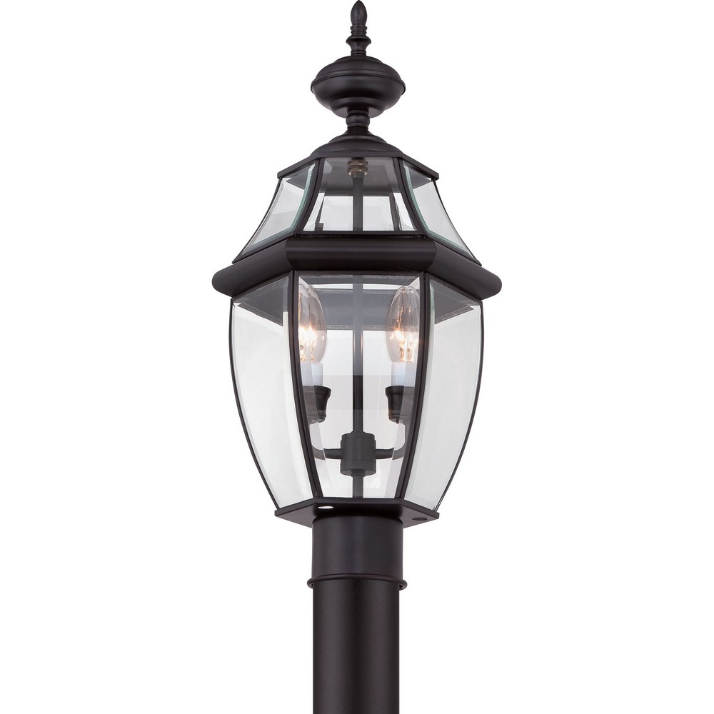 Newbury - 2 Light Large Post Lantern-Mystic Black Finish Outdoor Lantern Quoizel - Bild 2 von 8