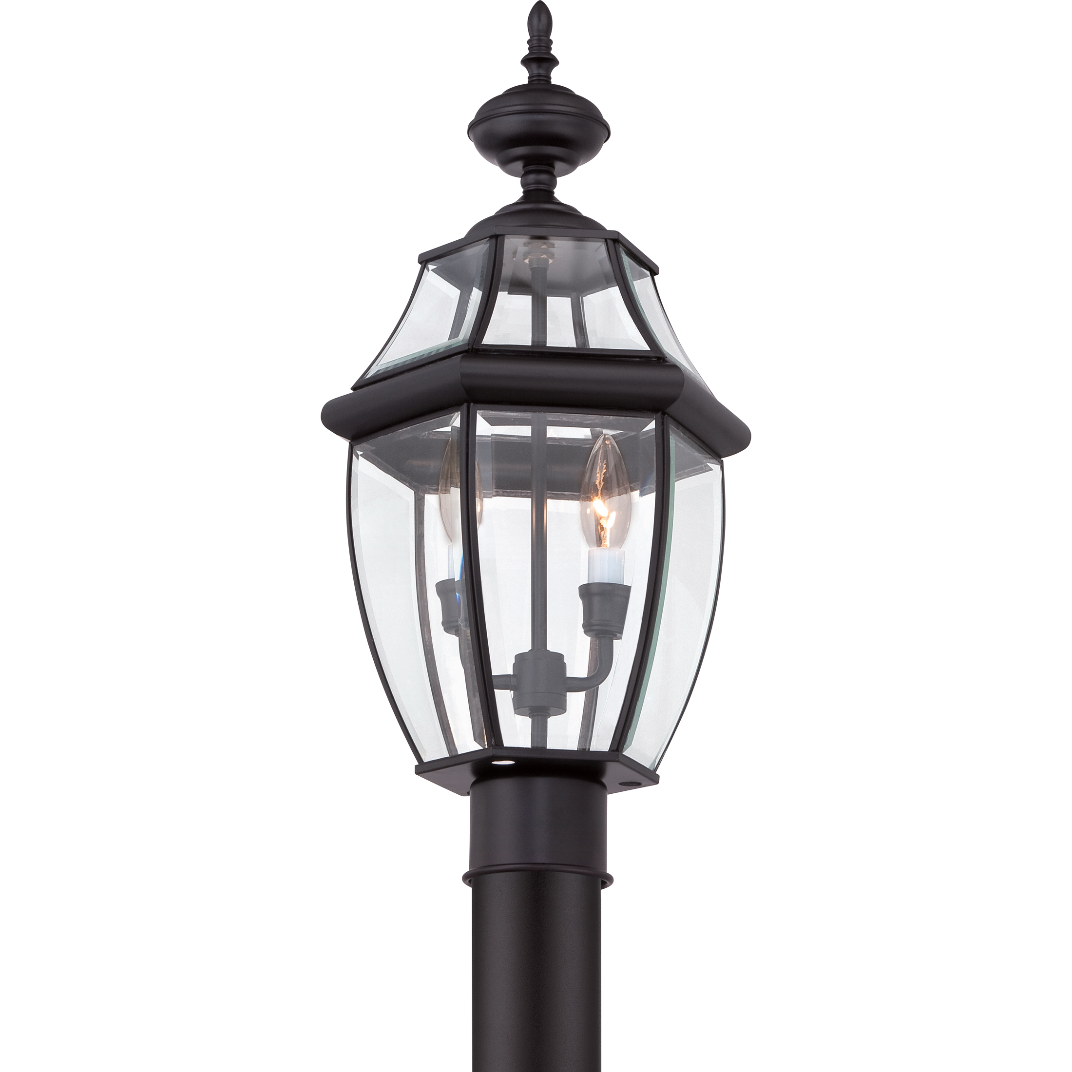 Newbury - 2 Light Large Post Lantern-Mystic Black Finish Outdoor Lantern Quoizel - Bild 3 von 8