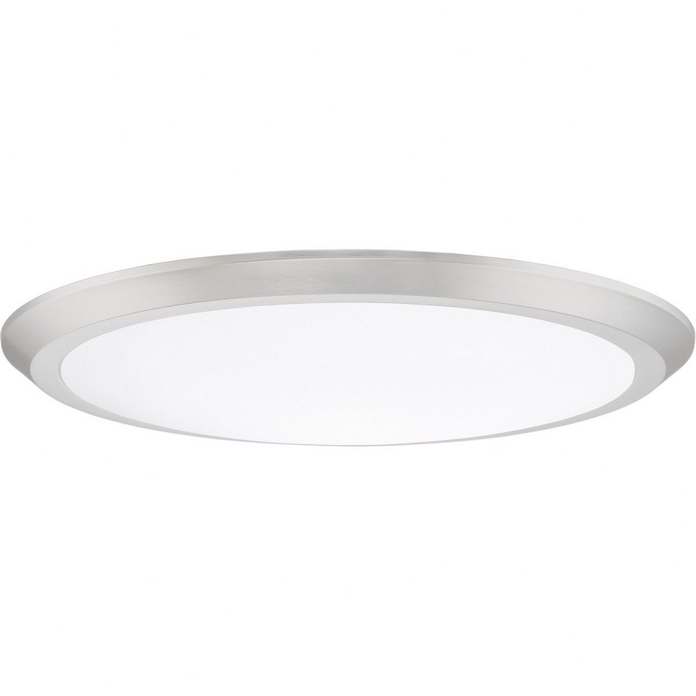 Verge - 30W 1 LED Flush Mount - 2 Inches high-Fresco Finish - Picture 3 of 12