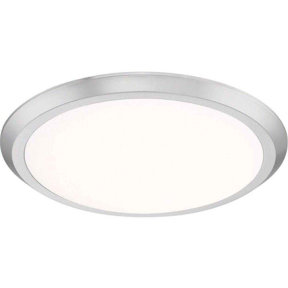 Verge - 30W 1 LED Flush Mount - 2 Inches high-Fresco Finish - Picture 5 of 12