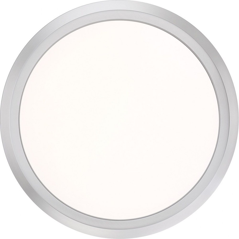 Verge - 30W 1 LED Flush Mount - 2 Inches high-Fresco Finish - Picture 6 of 12