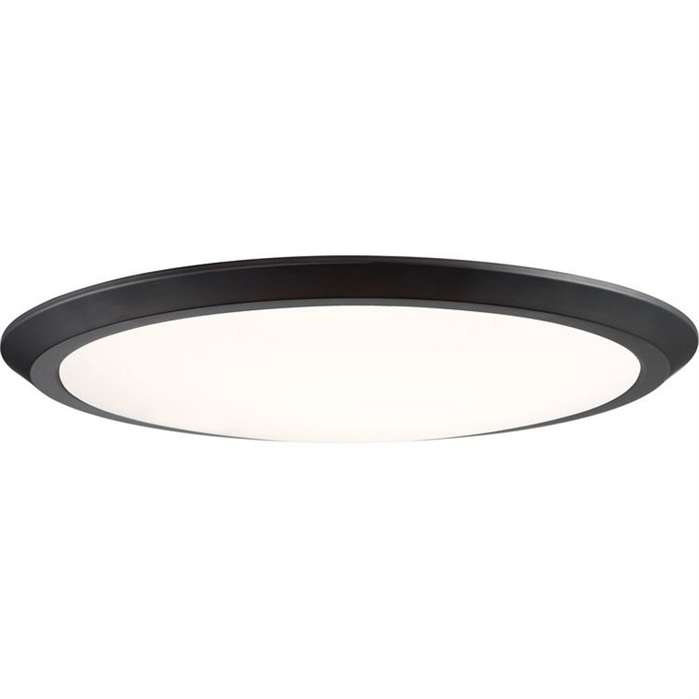 Verge - 30W 1 LED Flush Mount - 2 Inches high-Fresco Finish - Picture 7 of 12