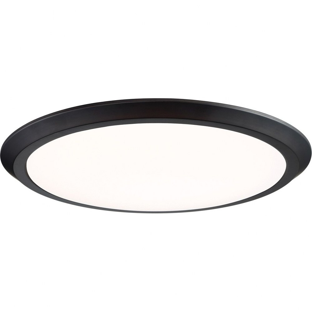 Verge - 30W 1 LED Flush Mount - 2 Inches high-Fresco Finish - Picture 9 of 12