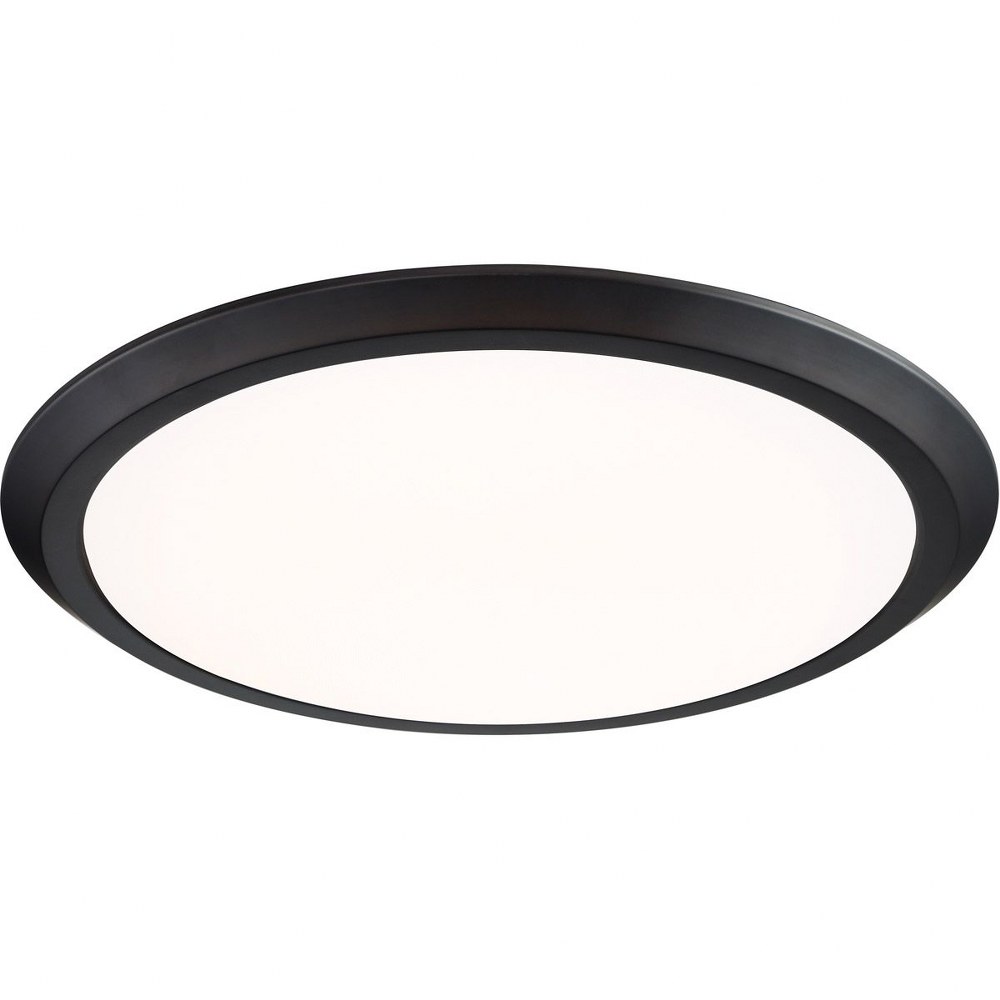 Verge - 30W 1 LED Flush Mount - 2 Inches high-Fresco Finish - Picture 10 of 12