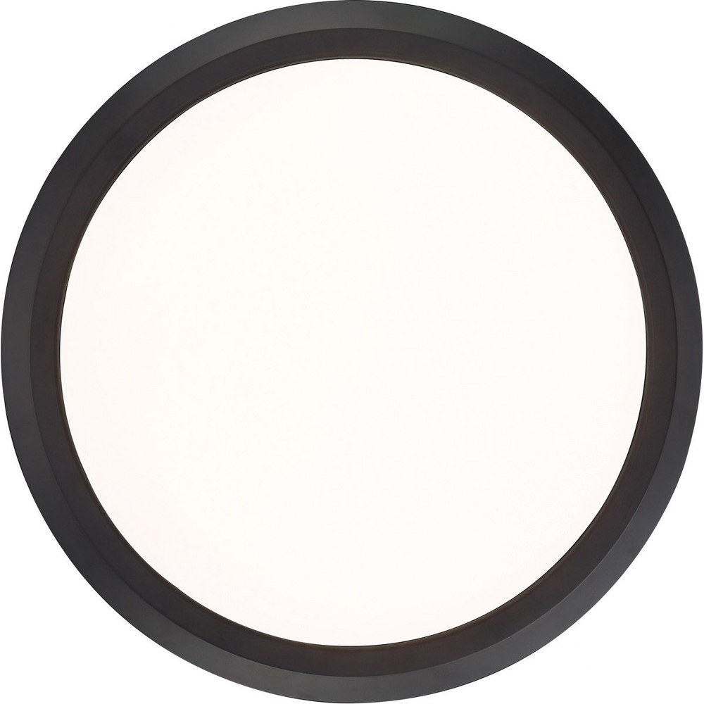 Verge - 30W 1 LED Flush Mount - 2 Inches high-Fresco Finish - Picture 11 of 12