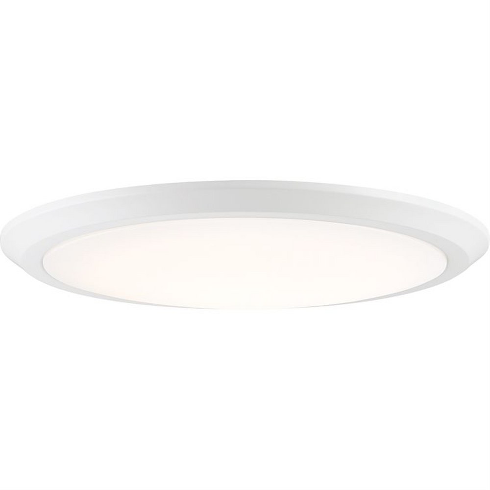 Verge - 30W 1 LED Flush Mount - 2 Inches high-Fresco Finish - Picture 12 of 12