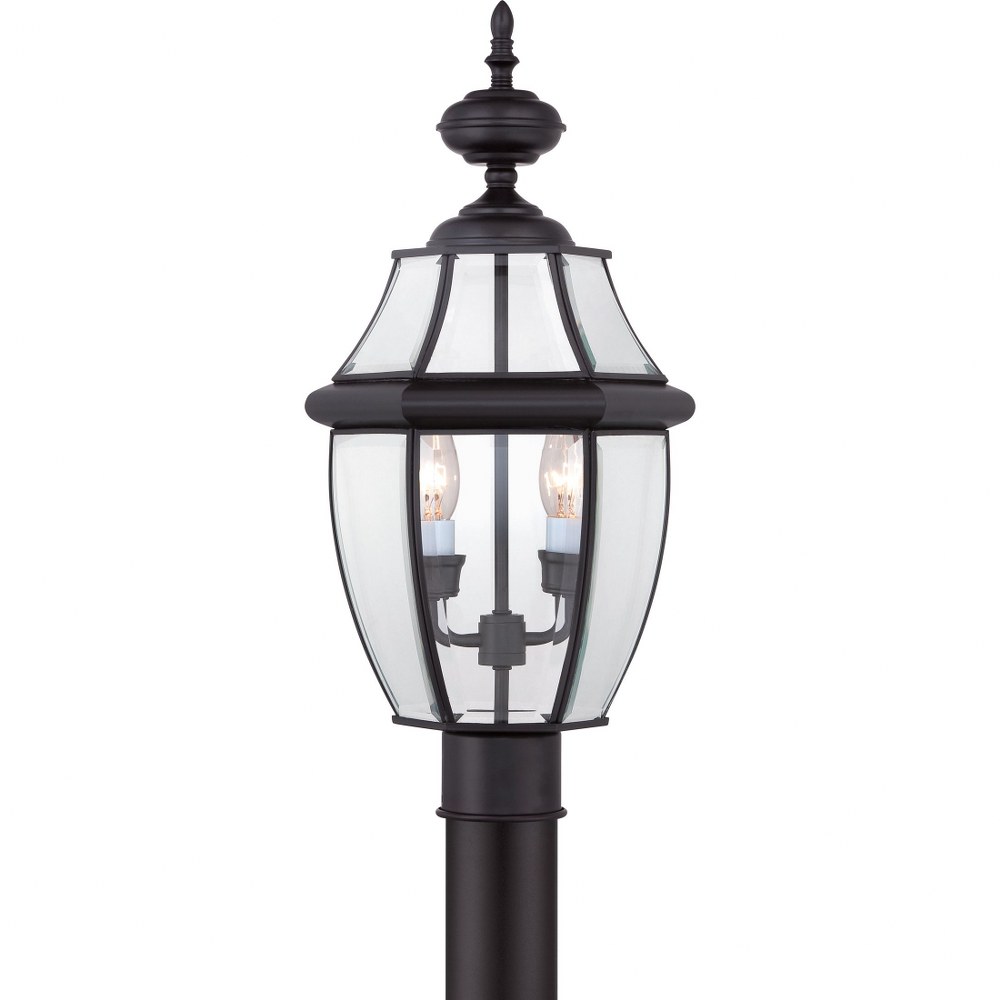 Newbury - 2 Light Large Post Lantern-Mystic Black Finish Outdoor Lantern Quoizel - Bild 1 von 8