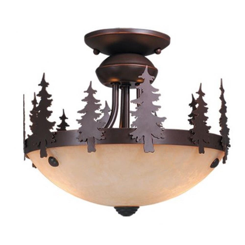 Vaxcel Lk55512bbz C Yosemite Two Ceiling Fan Light Kit