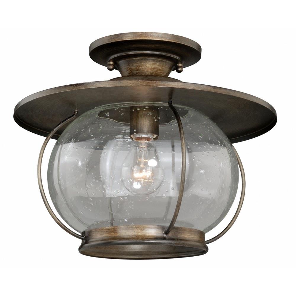 Vaxcel C0078 Jamestown One Light Outdoor Semi Flush Mount