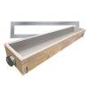 61 Inch Fire Rated Box and Flush Mount Kit - Stainless