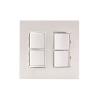 Dual Duplex Switch Wall Plate and Gang Box