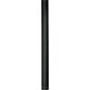 5 Inch Down Rod Length - Matte Black Finish
