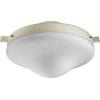 1377-867 - 18W 2 LED Satin Opal Patio Light Kit - Antique White Finish