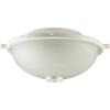 1395-808 - 18W 2 LED Faux Alabaster Patio Light Kit - Studio White Finish