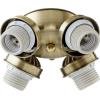2401-804 - 7 Inch Four Light CFL Kit - Antique Brass Finish