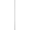 36 Inch Down Rod Length - Noir Finish