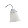 GL764 - 5.38 Inch Glass Shade - White Marble Finish